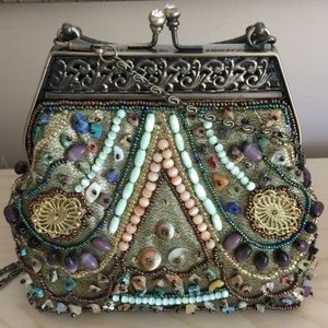 Vintage Style Beaded Evening Bag